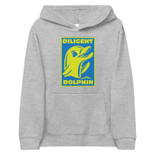 Diligent Dolphin - Kids fleece hoodie