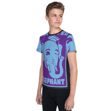 Educated elephant - Youth crew neck t-shirt