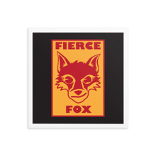 Fierce Fox - Framed poster