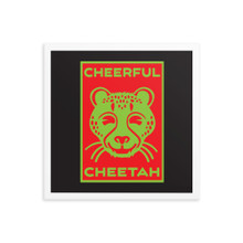 Cheerful Cheetah - Framed poster
