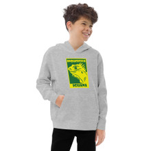 Inquisitive Iguana - Kids fleece hoodie