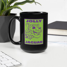 Jolly Jaguar - Black Glossy Mug