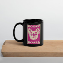 Kooky Koala - Black Glossy Mug