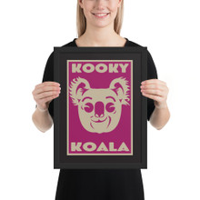 Kooky Koala - Framed poster