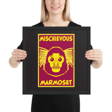 Mischievous Marmoset - Framed poster