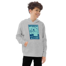 Optimistic Otter - Kids fleece hoodie