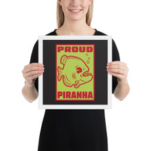 Proud Piranha - Framed poster