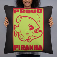 Proud Piranha - Basic Pillow