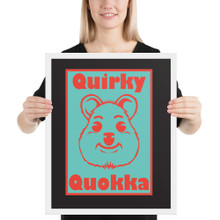 Quirky Quokka - Framed poster