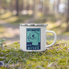Optimistic Otter - Enamel Mug