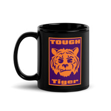 Tough Tiger - Black Glossy Mug