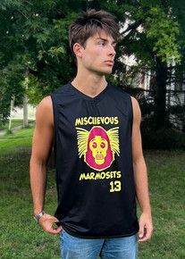 Mischievous Marmosets #13 - Recycled unisex basketball jersey