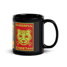 ABC - Black Glossy Coffee Mug