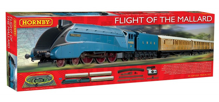 hornby mallard train set