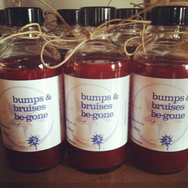 bumps & bruises be gone available by special request. St John's Wort oil combined with black pepper essential oil to exponeniate its therapeutic value.