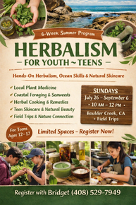Herbalism for Youth - Teen Program
