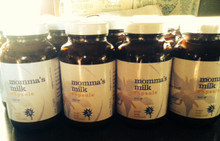 momma's milk capsules available in 100 & 300 count as well as liquid dropper and loose leaf tea form.