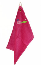 Birdie Babe Hot Pink Golf Towel