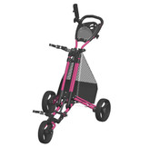 Spin It Golf Push Cart Pink