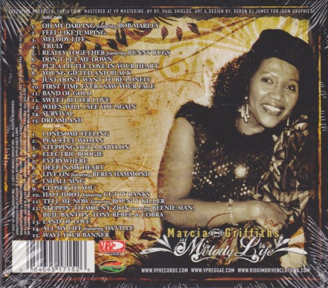 Marcia GriffithsMelody Life - Reggae Anthology 2CD - Reggae