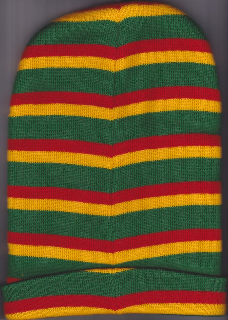 goldRasta Beanie - Reggae Land 