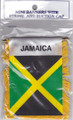Black, Green & Gold : Jamaica Flag Mini Banner