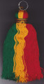 Red, Green & Gold : Etiopian Tassel (Large)