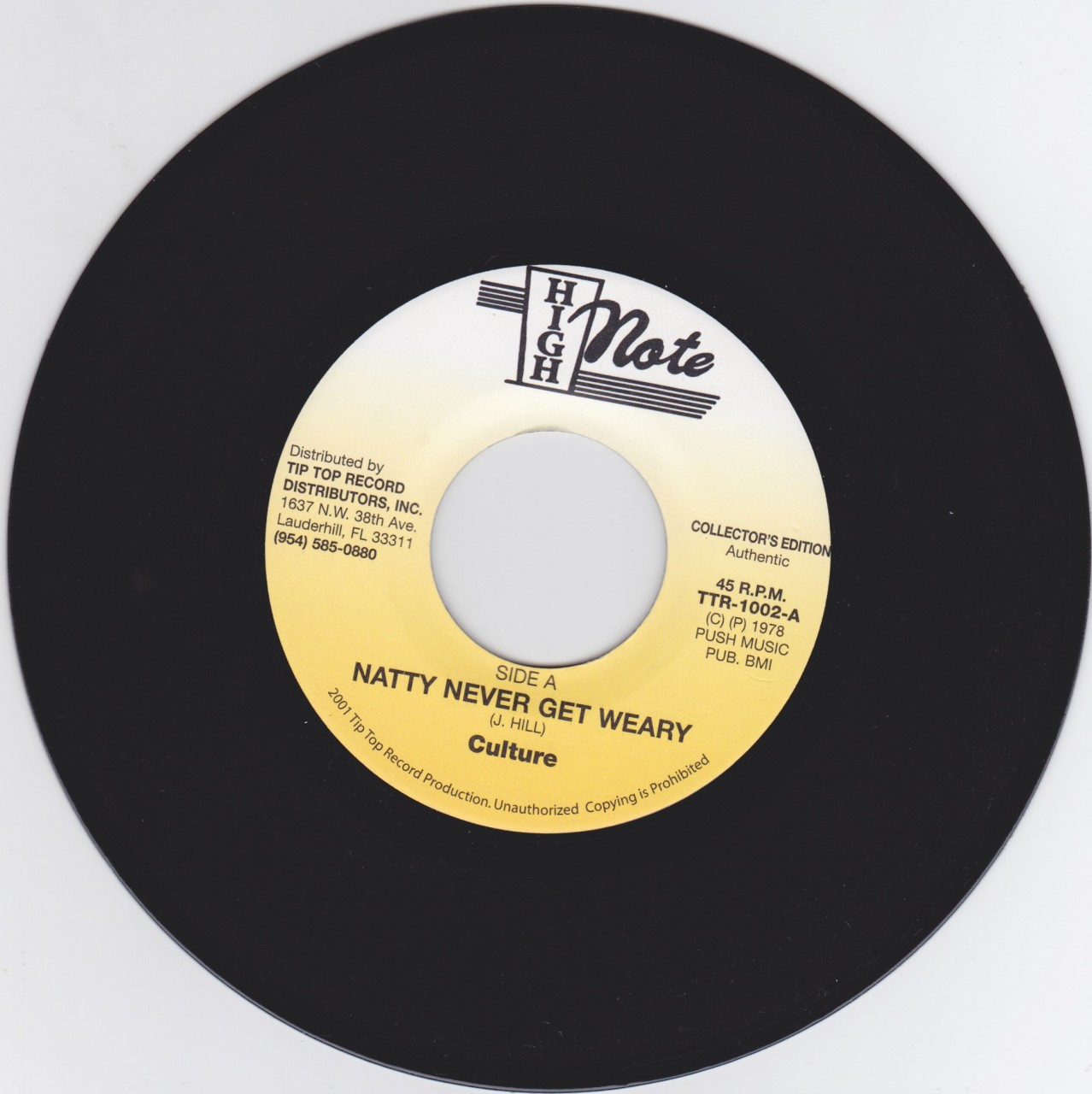 レゲエ THE CULTURES - NATTY NEVER GET WEARY Culture - Never get