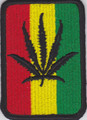 Embroidered Patch : Weed Leaf 2