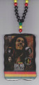 Red, Green & Gold : 30" Bob Marley Collection Necklace & Wooden Pendant (Super Large Size)