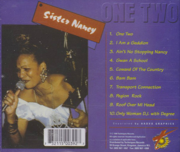 Sister Nancy : One, Two CD