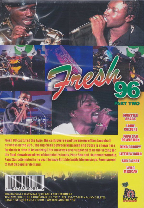 Fresh 96 Part Two : Ninja Vs Cobra DVD - Reggae Land Muzik Store