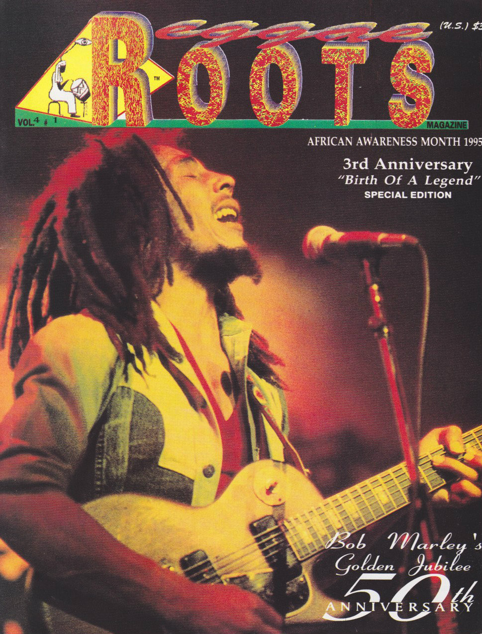 Reggae Roots Vol.4 #1 1995 : Magazine - Reggae Land Muzik Store