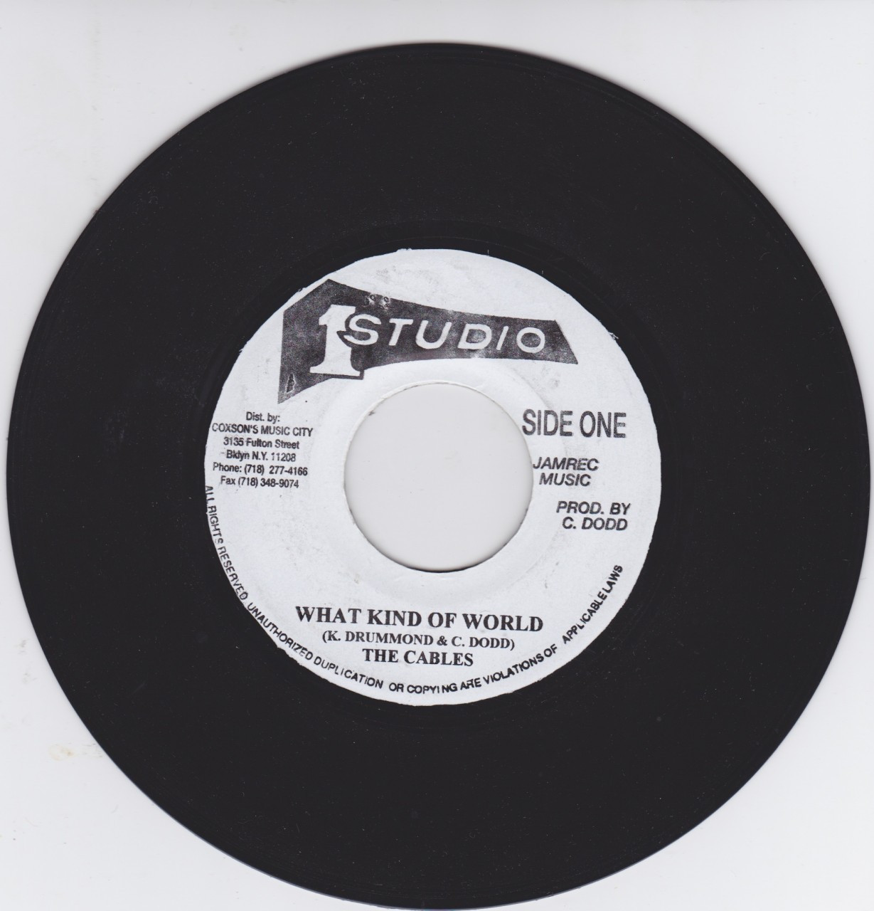Cables- What Kind Of World Studio One