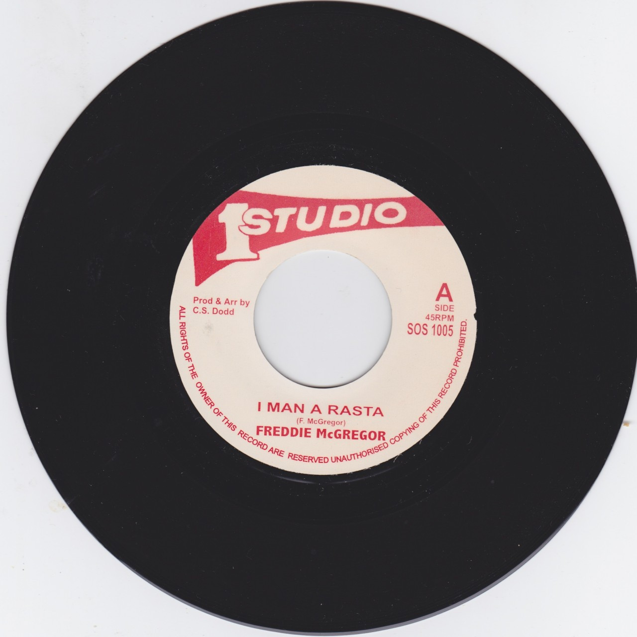 ジャマイカ7” Freddie McGregor I Man A Rasta none Money Disc /00050 Freddie McGregor - I Man A Rasta & version - YouTube