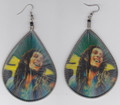 Bob Marley Earring (Large) - Black, Red, Green and Gold