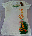 Jah Rock : White - Women's T Shirt