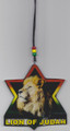 Red, Green & Gold *: 21" Necklace & Wooden Lion Of Judah Pendant (XL)