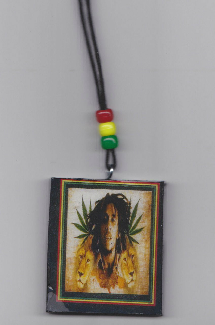 Bob Marley - Jamaica - Beaded Necklace – ZIONGATES Culcha Shop