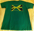 Jamaica Flag : Green - T Shirt