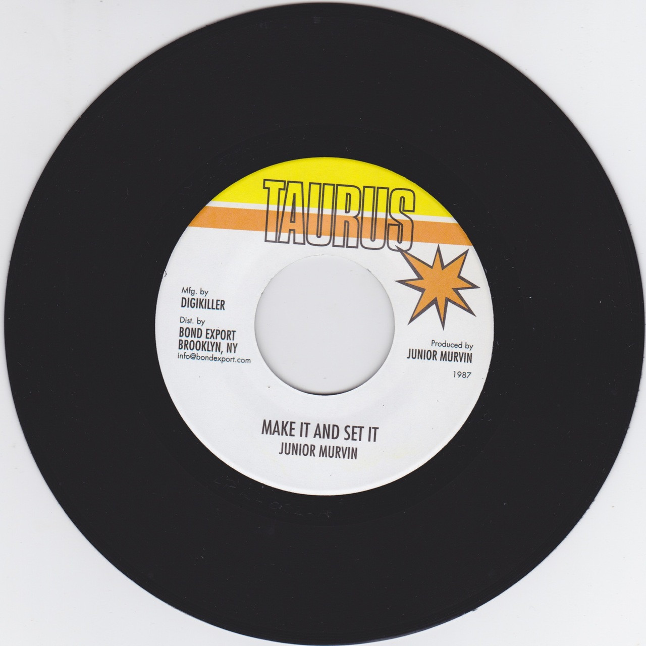 7” Junior Murvin Make It And Set It DKR052 Taurus /00080 Junior Murvin : Make It And Set It 7
