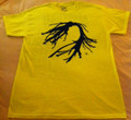 Jah Rock Movement : Black Root - T Shirt (Neon Yellow)