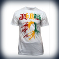 Jah Rock : Rasta Roots - T Shirt (White)