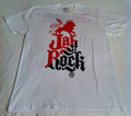 Jah Rock : Lion Of Judah White - T Shirt
