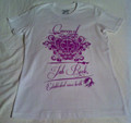 Jah Rock : Queen Of Jah Rock Purple - White Women's T Shirt