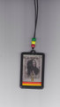 Red, Green & Gold : 32" Bob Marley Rastaman Vibration Necklace & Wooden Pendant 