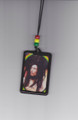 Red, Green & Gold : 32" Bob Marley Irie Mood Necklace & Wooden Pendant 
