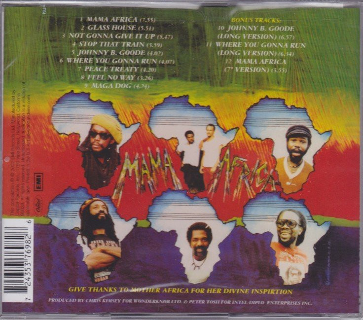 Peter Tosh : Mama Africa LP - Reggae Land Muzik Store