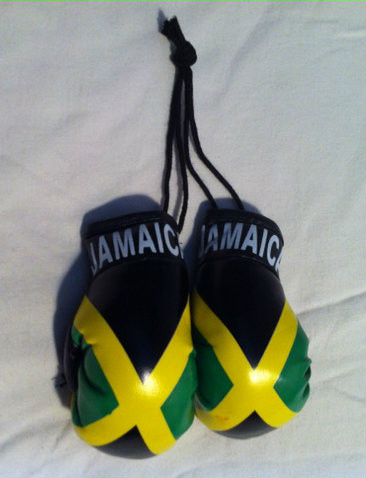 Jamaican Flag Boxing Gloves 