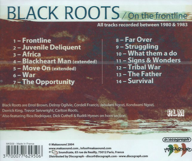 Black Roots On The Frontline-